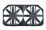 Flex-a-lite 282 Black 15 Electric Dual Puller Fan with Variable Speed Control