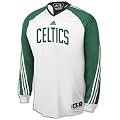 Celtics adidas NBA On Court L/S Shooting Shirt - Men's ( sz. XL, White : Celtics )