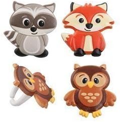 Woodland Creature 24 Cupcake Rings