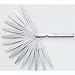Mitutoyo 184-304S, Thickness Gage / Feeler Gage, 0.05mm to 1mm, 20 Leaves, Straight, 150mm Long Leaves