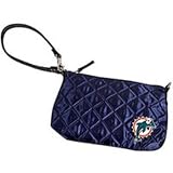 Miami Dolphins Quilted Wristlet Purse