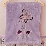 Lilac Garden Boa Blanket