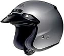 SHOEI RJ PLATINUM R SERIES CRUISER LIGHT.SILVER MOTORCYCLE Open-Face-Helmet