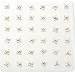 925 Sterling Silver Butterfly Nose Studs with Handset Clear CZs - Set of 36 - Ball End
