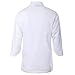White chef uniforms unisex long and short sleeve coat catering jackets