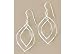 Signature Multi Open Ring Mobile Earrings STERLING SILVER