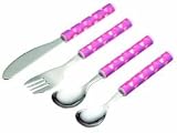 Miniamo Fluttercup and Friends 4-Piece Hearts Cutlery Set