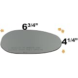 1990-1997 MAZDA MIATA-MX5 Convex, Passenger Side Replacement Mirror Glass by Automotive Mirror Glass