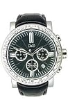 Dolce & Gabbana Chronograph Genteel Black Leather And Dial Men's Watch #DW0486