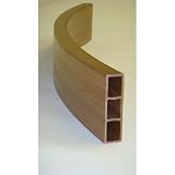 Eco-Friendly Composite Wood Grain Curved Timber