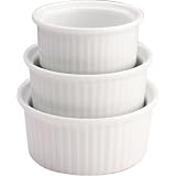Porcelain Whiteware Crockery Set   Ramekin   80mm 3 1/4    great for serving hot food from your oven to your table!