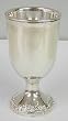 Sterling Silver Jerusalem Smooth Kiddush Cup S/N: #1062