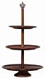 Wood Fleur-de -Lis Canape Tier 21"