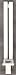 13Watt 120Volt Single U Tube Compact Fluorescent Bulb