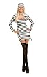 Secret Wishes Prisoner of Love Sexy Prisoner Girl Costume (Stockings not included)