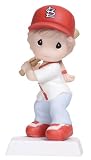 Precious Moments "Swing For the Fences" Girl Figurine, St. Louis Cardinals