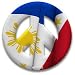 Peace Symbol Magnet of Philippines Flag by MEYOTO