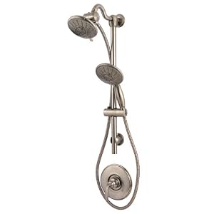 Price Pfister 016-HH5K Drill-less Slide Bar Shower System, Brushed Nickel by 