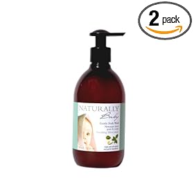 Naturally Baby Gentle Body Wash, 12-Ounce Packages (Pack of 2)