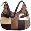 Gigi Chantal Brown Patch Tapestry Purse