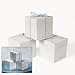 White Pearlized Embossed Favor Boxes - 24 Pcs