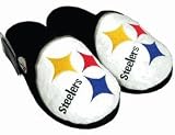 Pittsburgh Steelers Big Logo Hard Sole Slippers Plush Slide Slippers size XL Mens 12-13