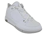 Nike Men's NIKE JORDAN OL'SCHOOL II BASKETBALL SHOES 9.5 (WHITE/METALLIC SILVER/SILVER)