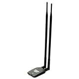 Simerst x990 3800mW 30dbi high power Wifi Lan Card 2 Antenna USB Wifi Adapter