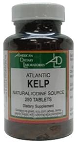 Kelp 150 mcg 250 Tablets by American Dietary Labs