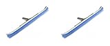 2-Pc Pentair R111342 Swimming Pool Wall Aluminum Curved Brushes Nylon Bristles