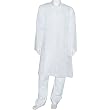 Casual Dress Men Cotton Clothing Embroidered Kurta Pajama Long Sleeve Size M (chgkp020) ~ ShalinCraft