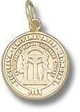 Georgia Bulldogs Solid 10K Gold Seal 1/2'' Pendant