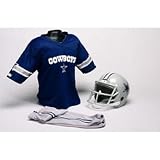 Dallas Cowboys Youth NFL Team Helmet and Uniform Set - Small (Ages 4-6)