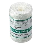 White Poly Twine, 600 Feet - Same Day Shipping (orders by 3 pm), Next Day Delivery (in most cases)