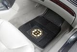 2 PC Boston Bruins Vinyl Front Car Mats