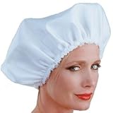 Betty Dain Satinette Sleep Cap For Hair- White