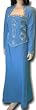 Strapless Denim 2 Piece Setin Blue Denim