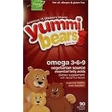 YUMMI BEARS (HERO NUTRITIONAL PRODUCTS) Yummi Bears Fish Free Omega 3-6-9 90 bears