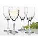 DRINK ESSENTIALS WHITE WINE GOBLETS - 14 OUNCE WHITE WINE GOBLETS, DRINK ESSENTIALS COLLECTION, SET OF 4
