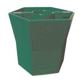 BRELLA VASE� - 5 inch - Opaque - Garden Green - Patio Umbrella Vase from Florist