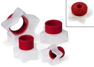Cuisipro Red Cookie Cutter Set, 