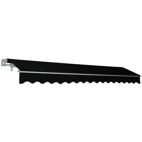 Outdoor Patio Deluxe Retractable Awning 10' x 12' - Green