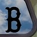 Boston Red Sox Black Decal B Logo Car Truck Window Sticker