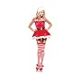 Sexy Christmas Adult Womens Costumes Red Mrs. Santa Claus Holiday Dress Costume Theme Party Outfit Leg Avenue