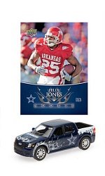 Dallas Cowboys NFL Ford SVT Adrenalin Concept Diecast with Felix Jones Card