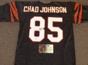 Chad Johnson Signed Cincinnati Bengals Prostyle Jersey