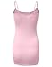JJ Perfection Women's Adjustable Spaghetti Strap Solid Cami Tunic Tank Top
