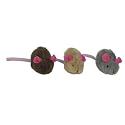 Cat Peep N Squeak Mice Set of 3 - Cat Toys