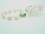Newborn Pink Pacifier Clip - WorldS Cutest Pacifier Holder