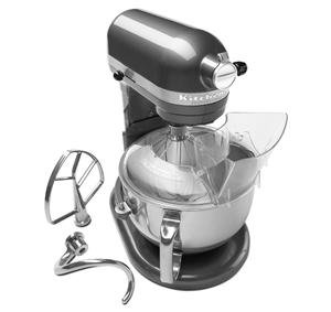 KitchenAid KP26M1XQPM Pearl Metallic Professional 600 6 Quart Bowl-Lift Stand Mixer with Pouring Shield